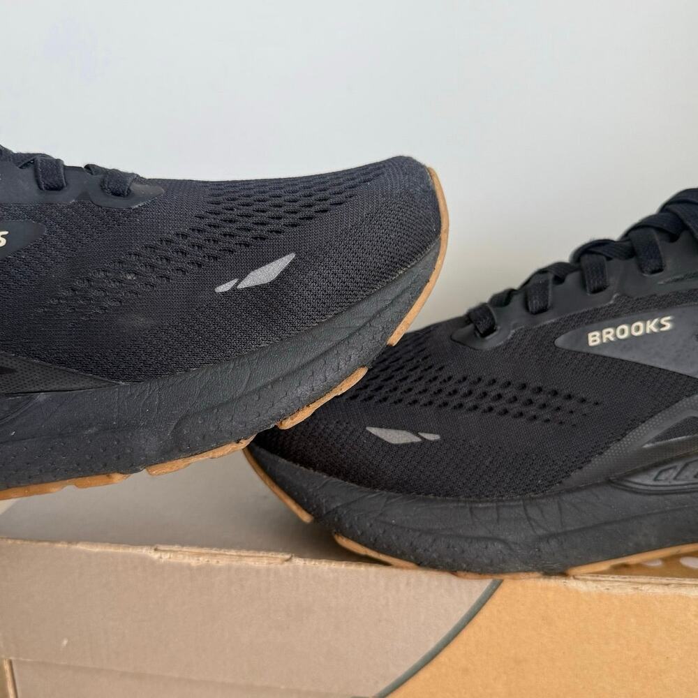 Brooks Adrenaline 23 ‘Black Gum’ Men Running Sneakers- SZ 11 - Picture 8 of 16